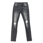 MISS ME M1001S45 Black Distressed Skinny Fit Jeans Size 26-RF