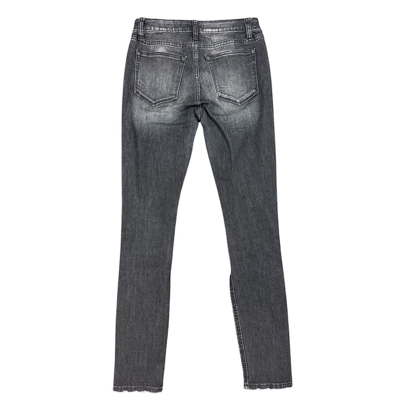 MISS ME M1001S45 Black Distressed Skinny Fit Jeans Size 26-RF