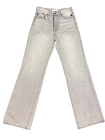 KanCan KC7373lg Light Grey Wide Leg Jeans Size 5/26-RF