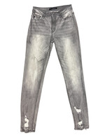 KanCan KC7266GM Grey Washed Skinny Fit Jeans Size 5/26-RF