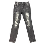 Judy Blue Judy Blue JB8867 Charcoal Wash Distressed Boyfriend Fit Jeans Size 7/28-RF