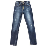 KanCan KC9249D Dark Wash Distress Skinny Fit Jeans Size 3/25-RF