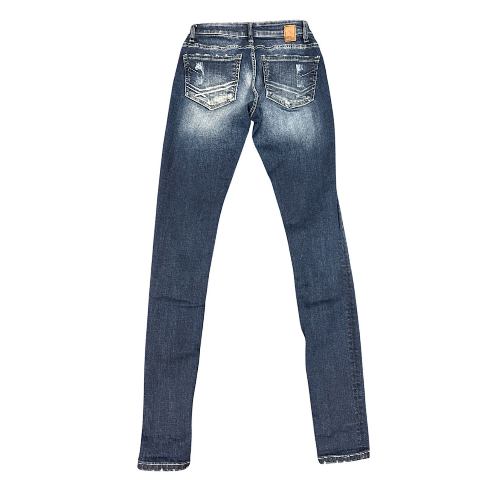 BKE ABK2611 Medium Wash Tall Skinny Jeans Size 25L-RF