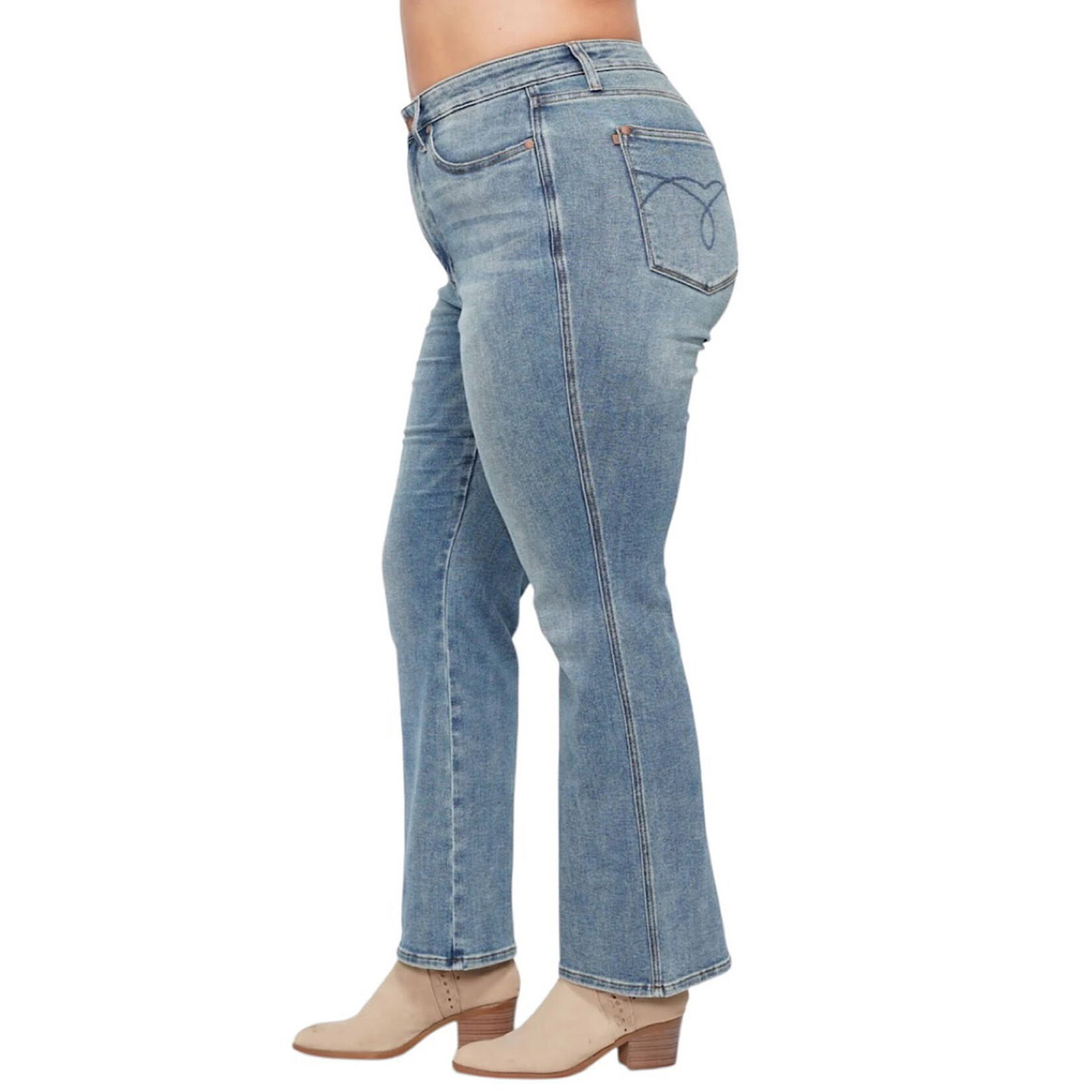 Judy Blue JB88783MD-S High Rise Tummy Control Bootcut Plus