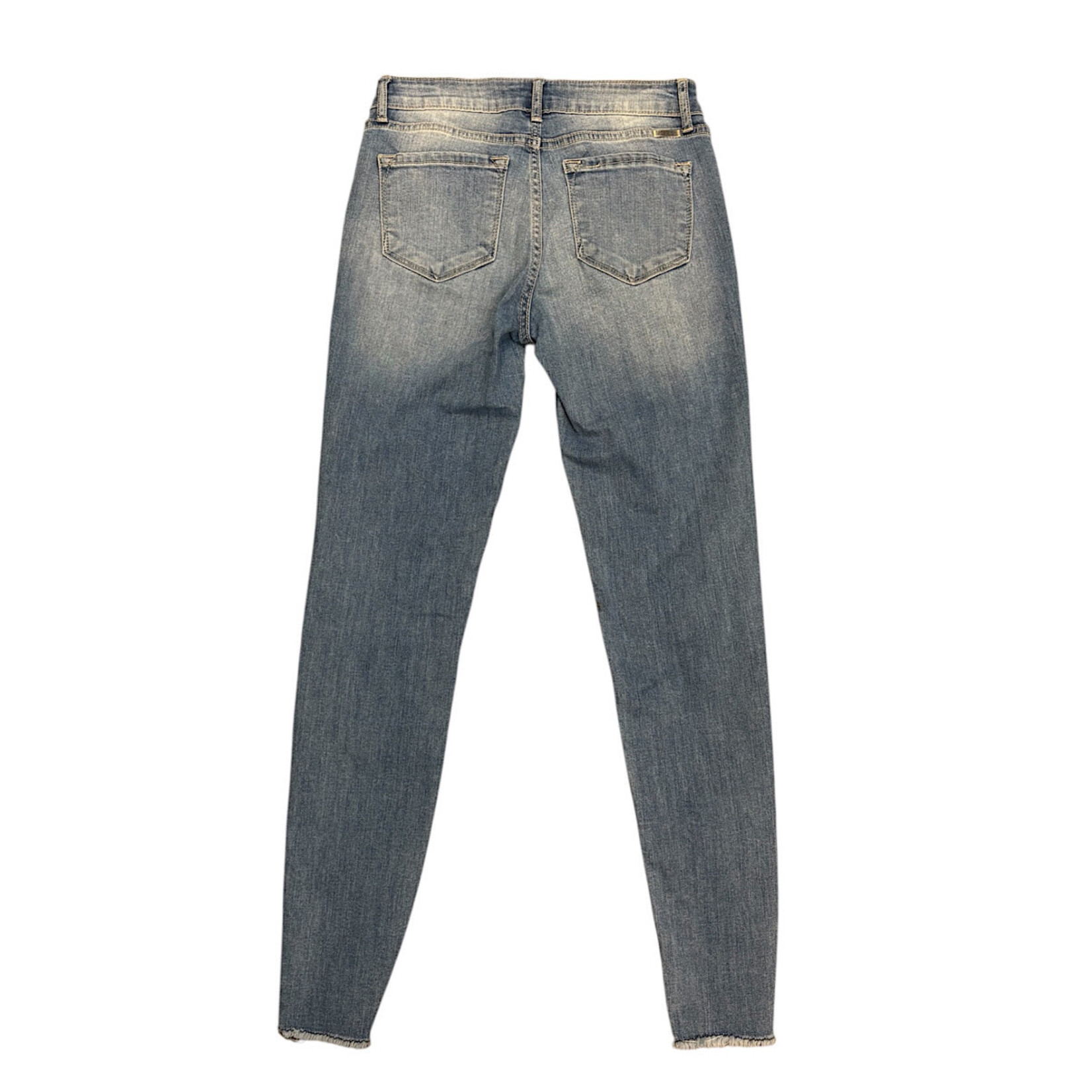KanCan KC8274M Distressed Medium Wash Skinny Jeans Size 3/25-RF