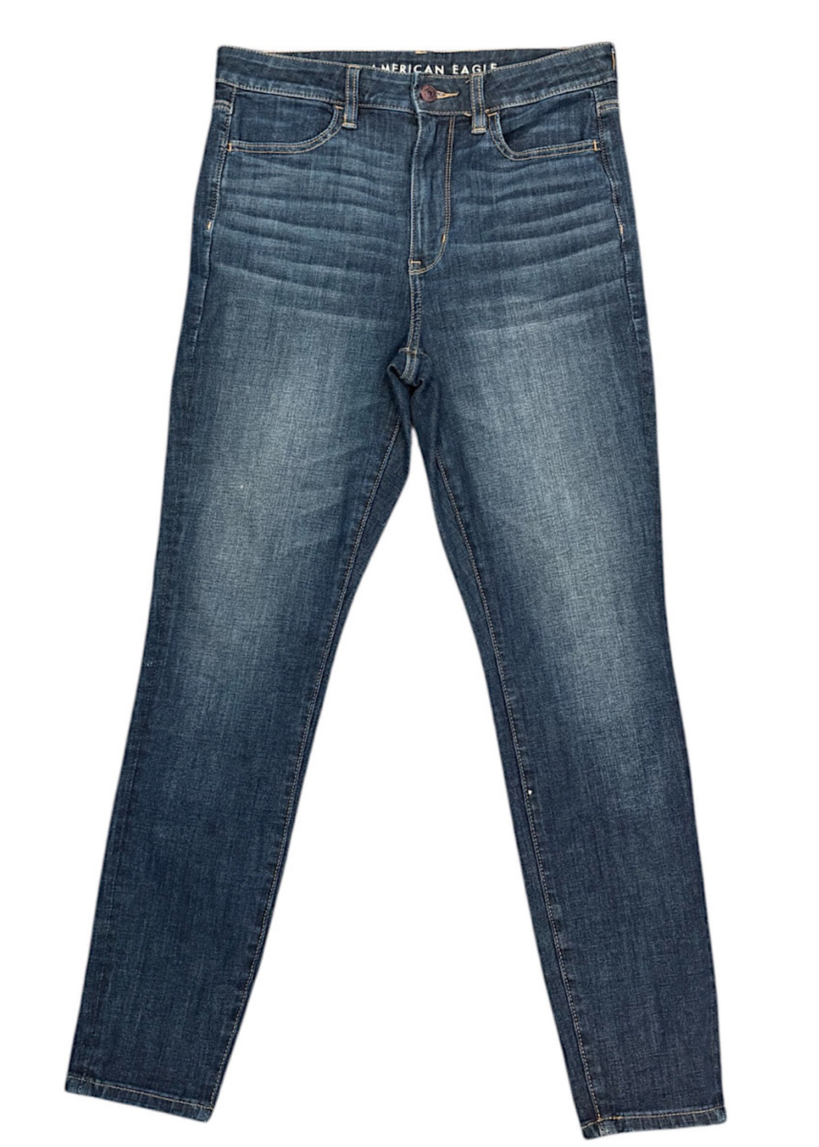 American Eagle Dark Wash High Rise Jegging Jeans Size 6-RF