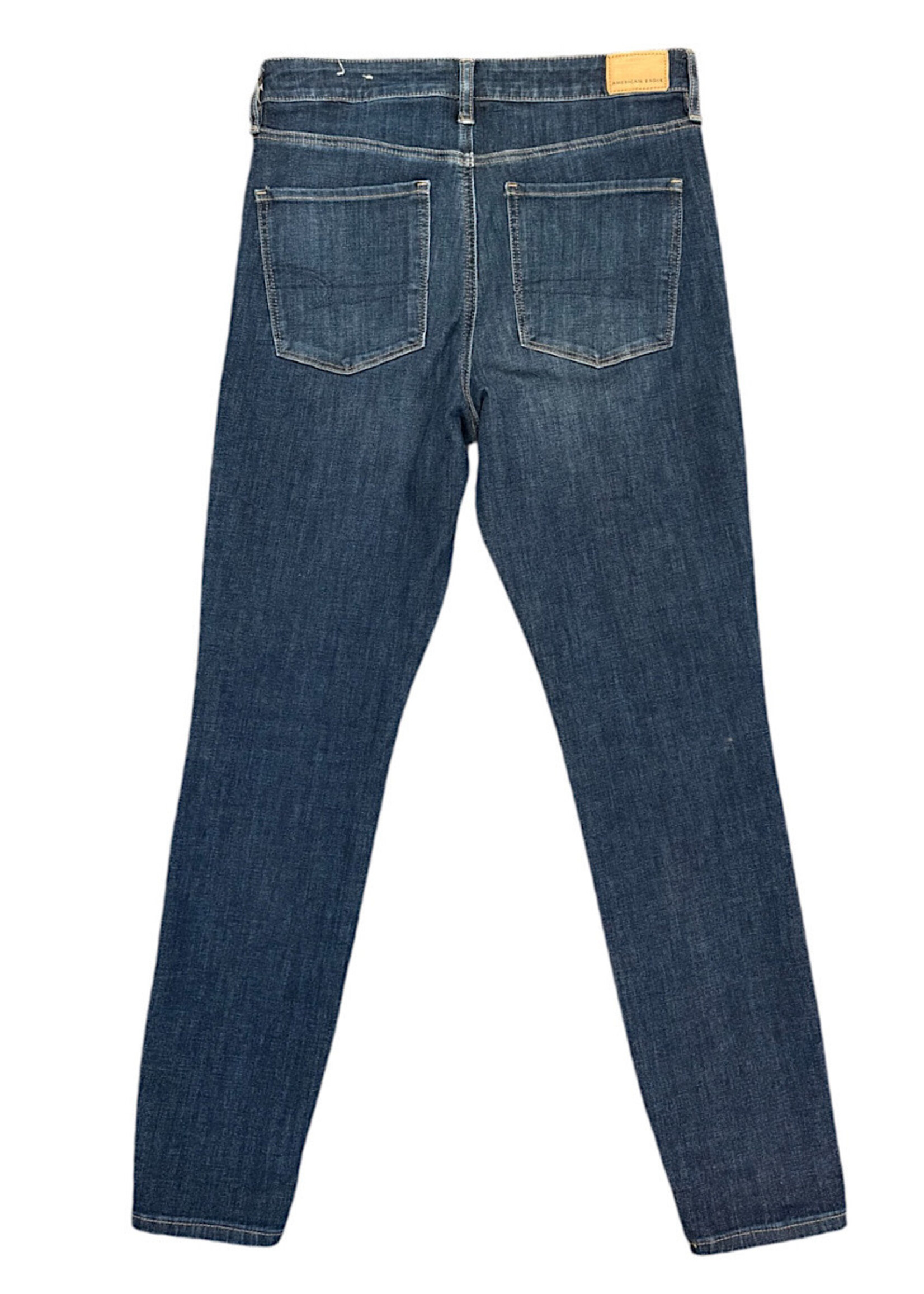 American Eagle Dark Wash High Rise Jegging Jeans Size 6-RF