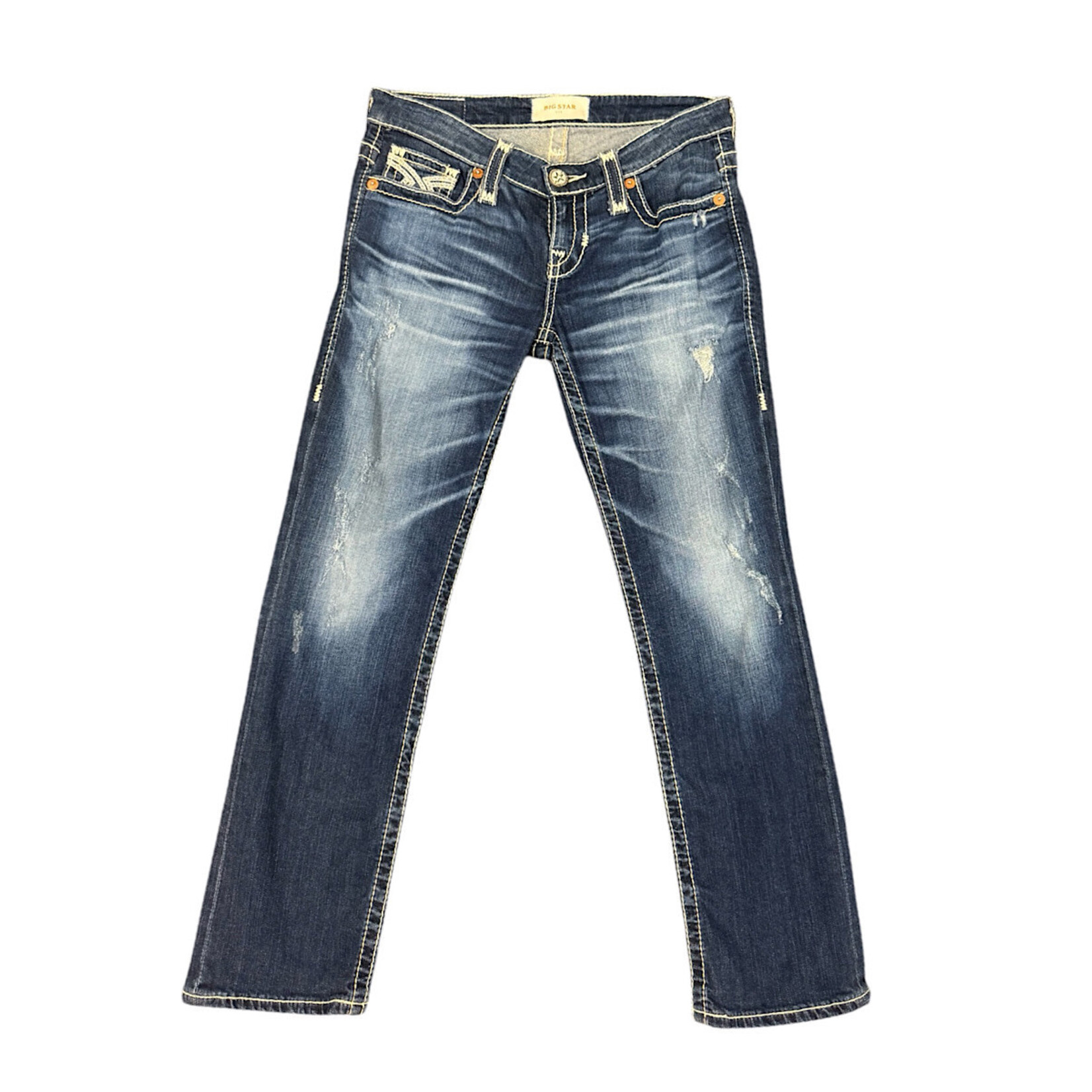 BIG STAR Dark Wash Bootcut Jeans Size 25-RF