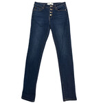 KanCan KC7301D Dark Wash Button Fly Skinny Fit Jeans Size 7/27-RF