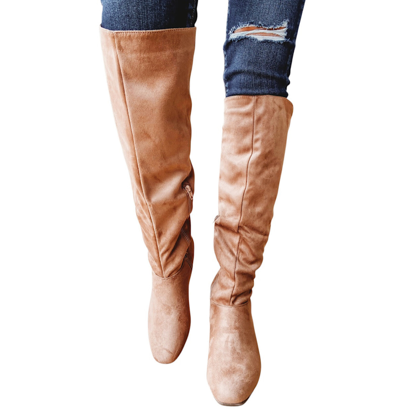 CL Light-On Tall Taupe Boot
