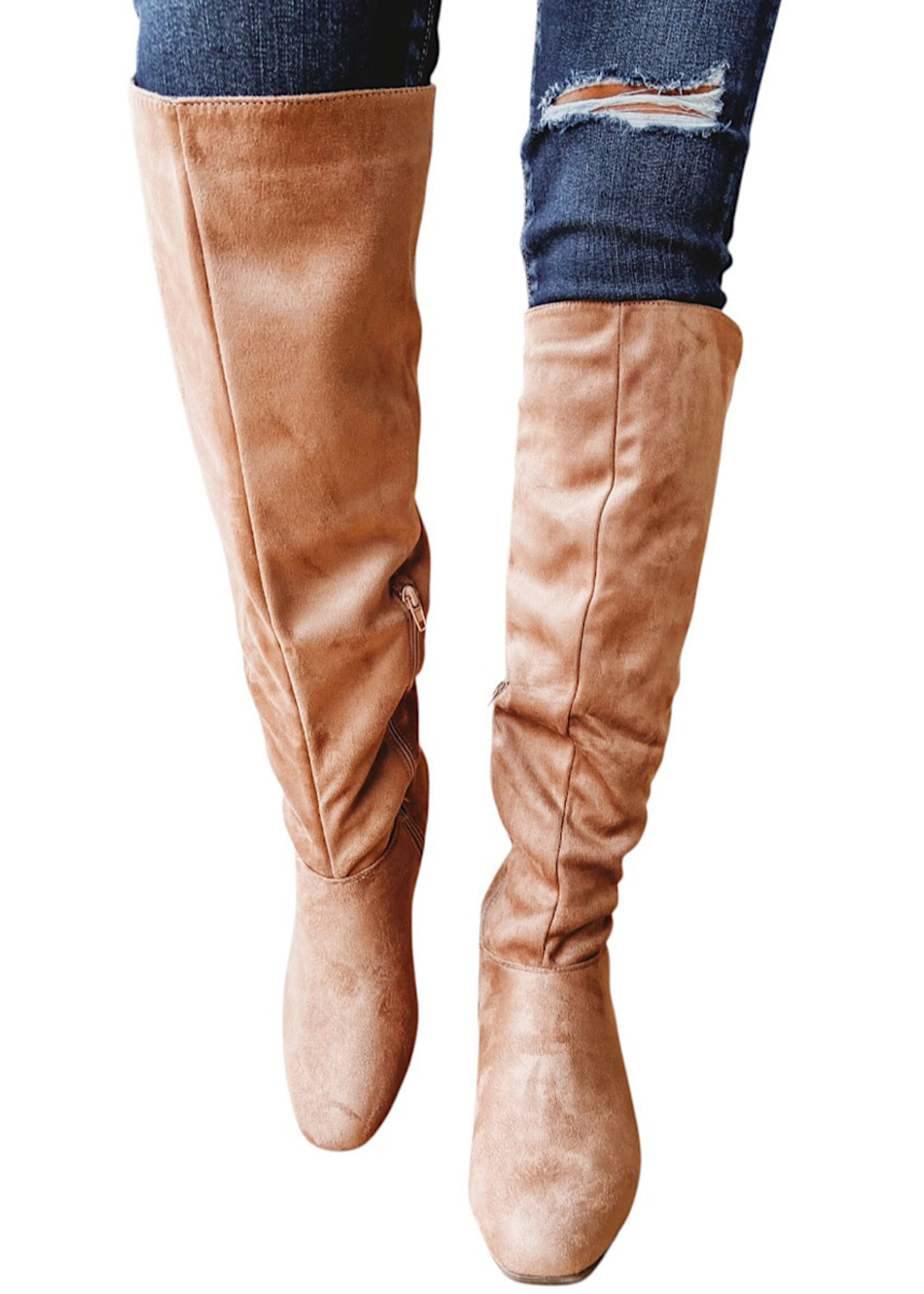 CL Light-On Tall Taupe Boot