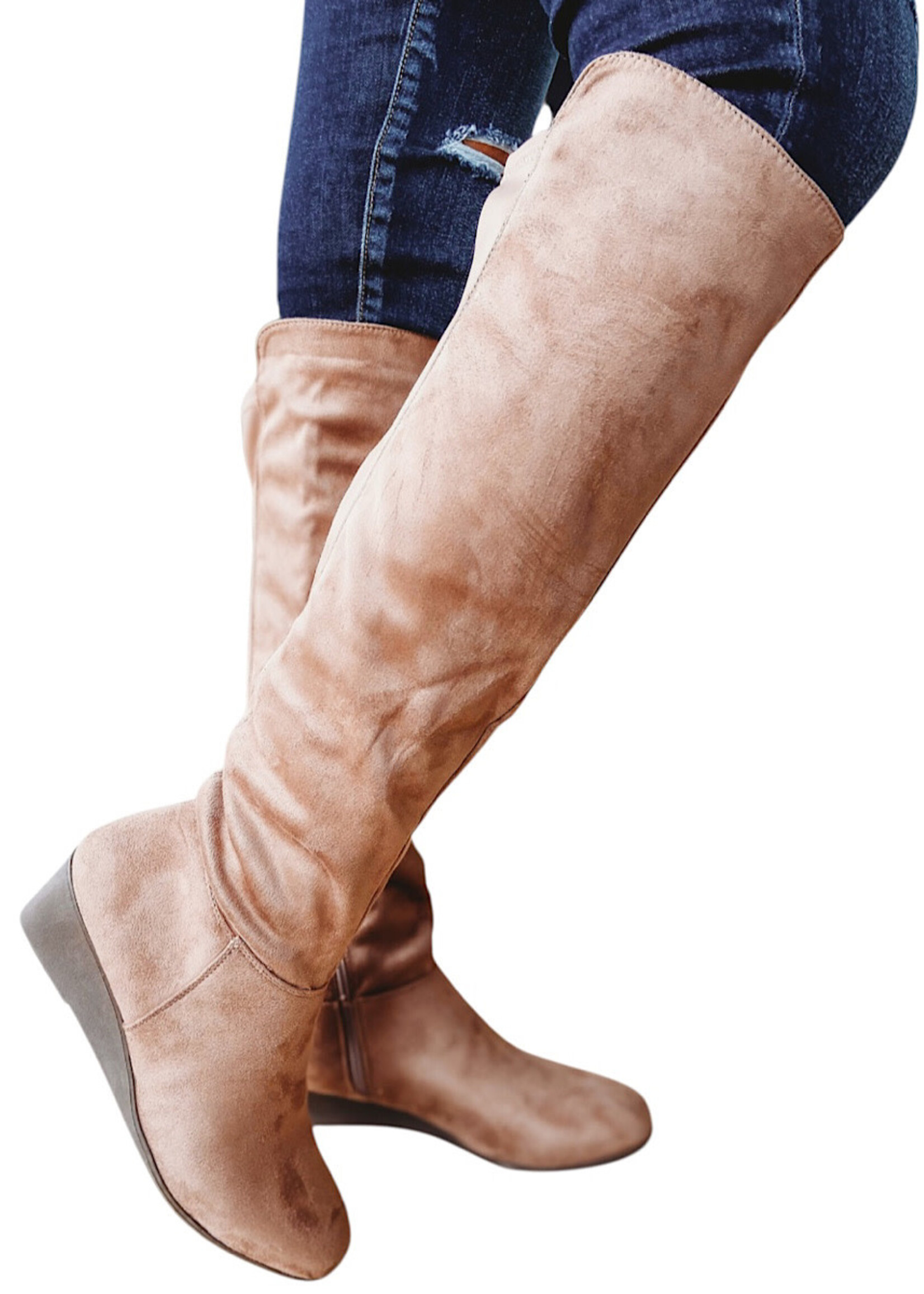 CL Light-On Tall Taupe Boot