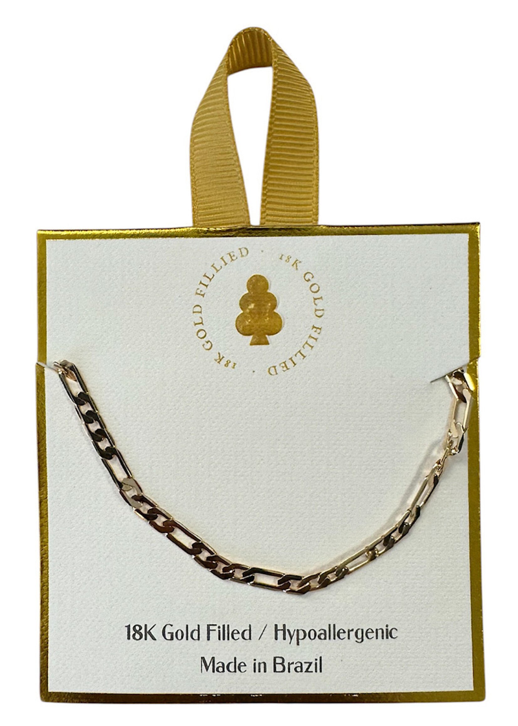 Gold RIbbon 18k Gold Filled Anklet