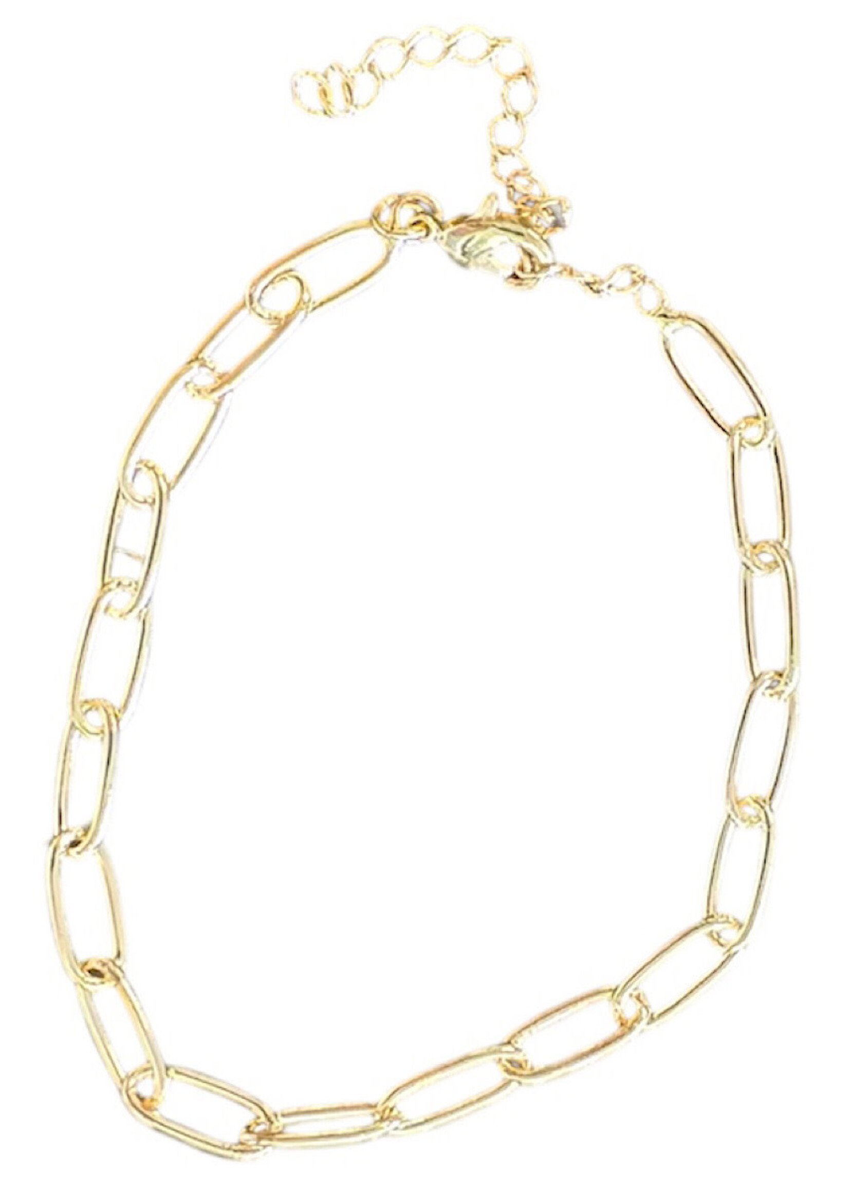Gold RIbbon 18k Gold Filled Anklet