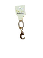 Influence and Inspire Initial Chain Charm Gold 3 inch