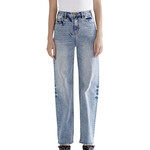 Mica Denim MICA MDP-T3212 Blue-Gray Super High Straight Leg w/ Loose Fit