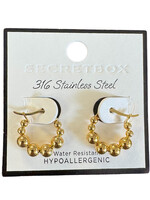 Secret Box Gold Hoop