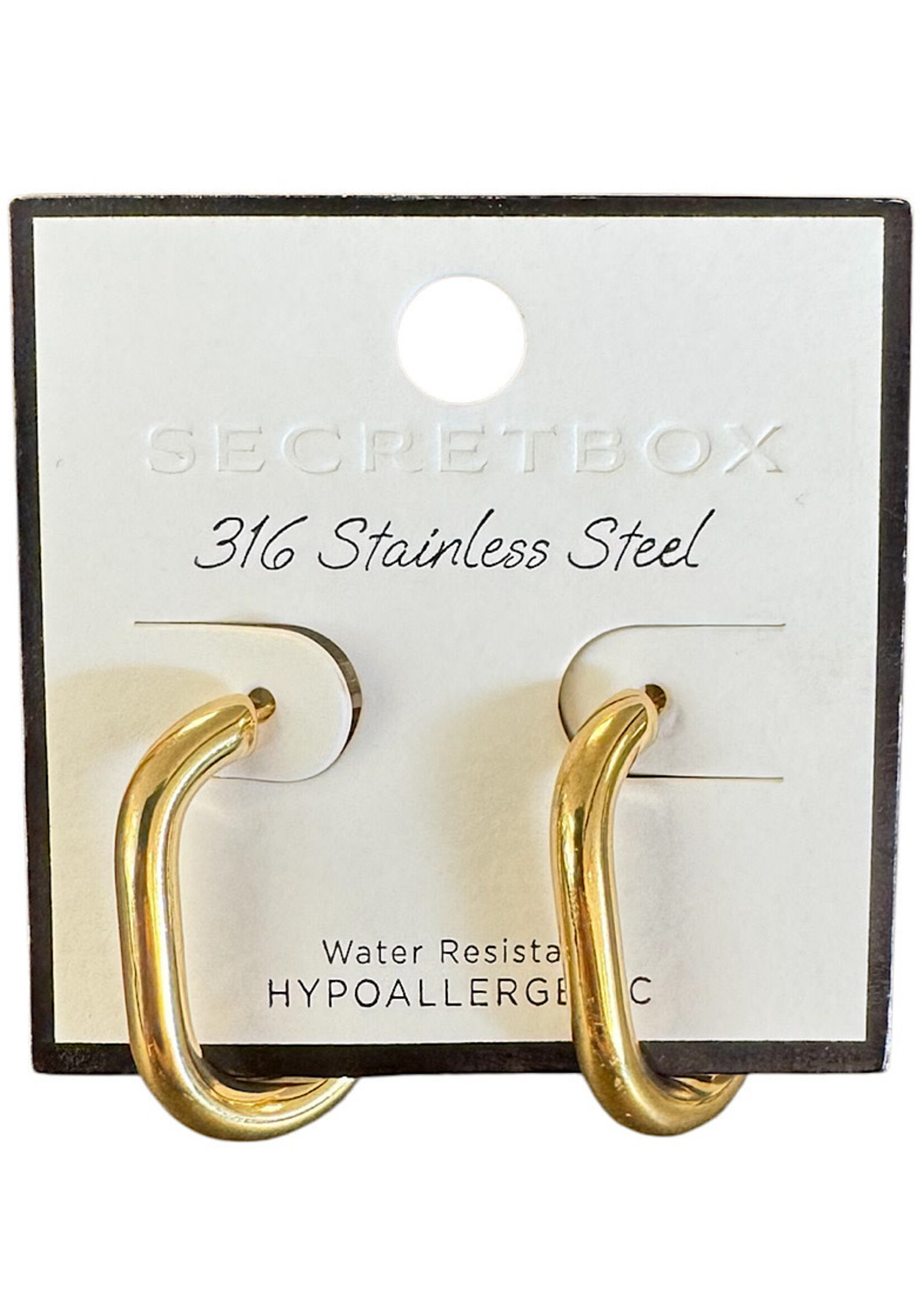 Secret Box Gold Hoop