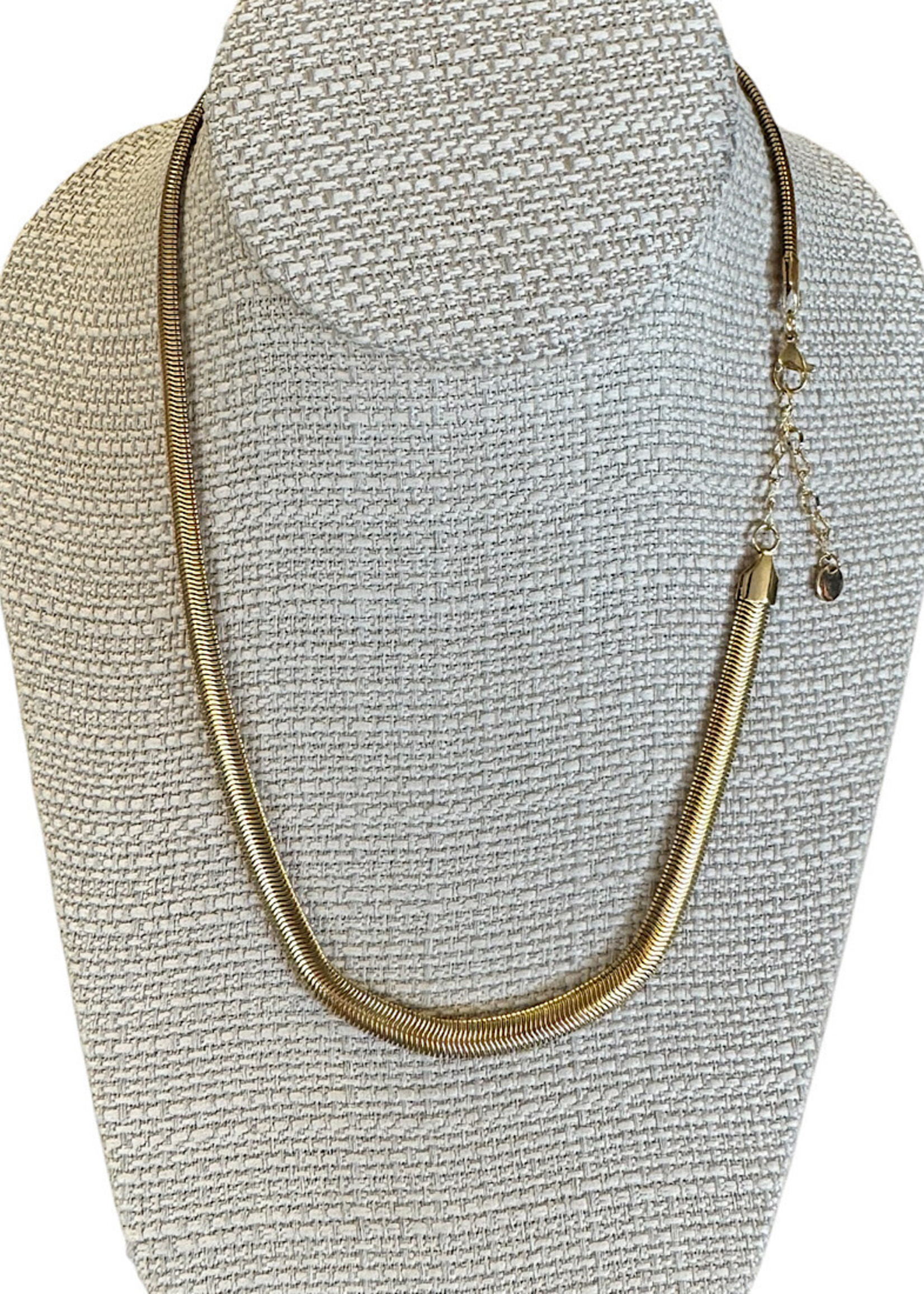 Secret Box Gold Snake Chain WTR/Res 316 Stainless Steel