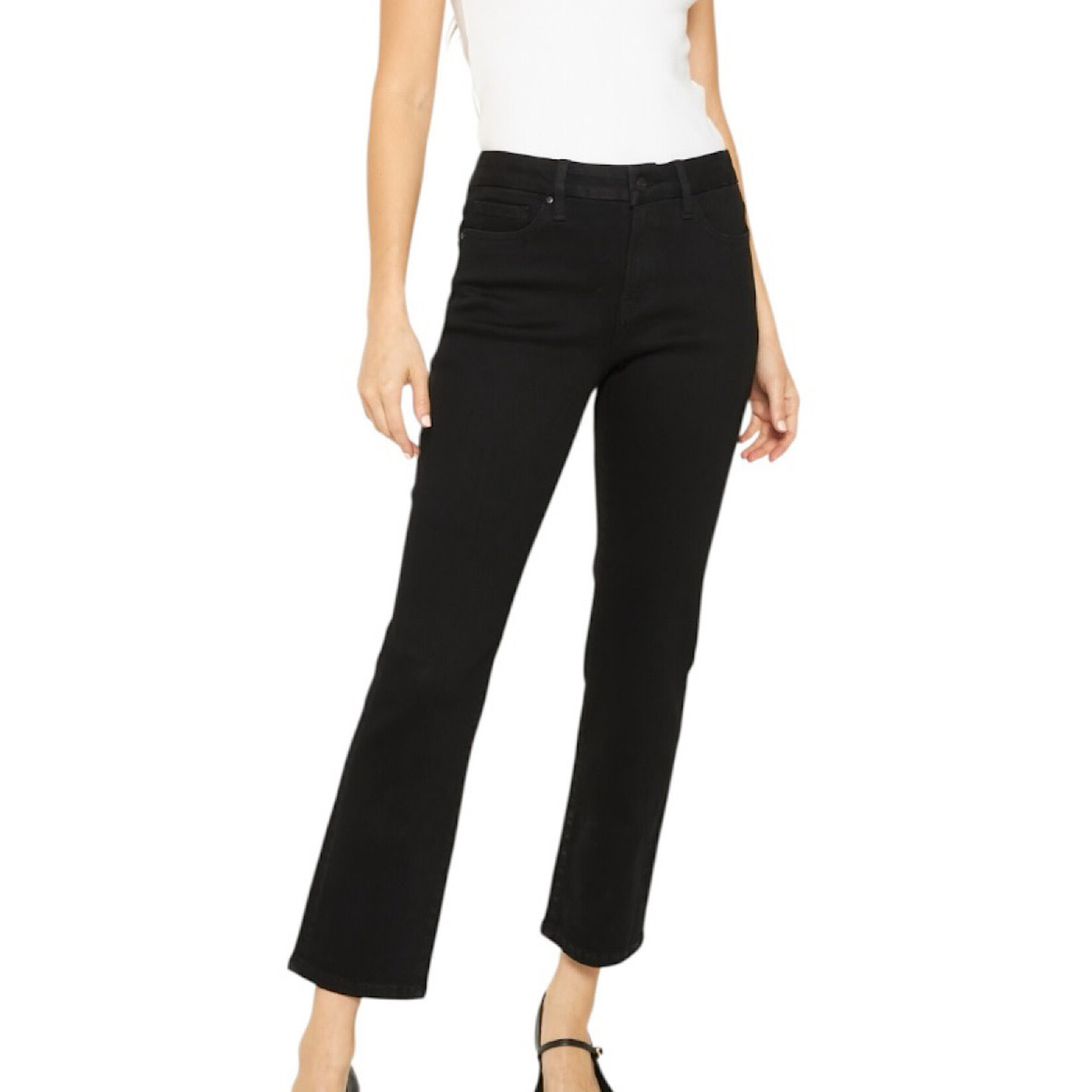 Mica Denim MICA MDP-T598BLK Gentle Night M/R Ankle Straight Leg
