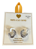 Yellow Ribbon Thick Hoop Small
