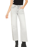 Mica Denim MICA MTT-W3280 Arsenic Mid Rise Wide Leg Tummy Tuck