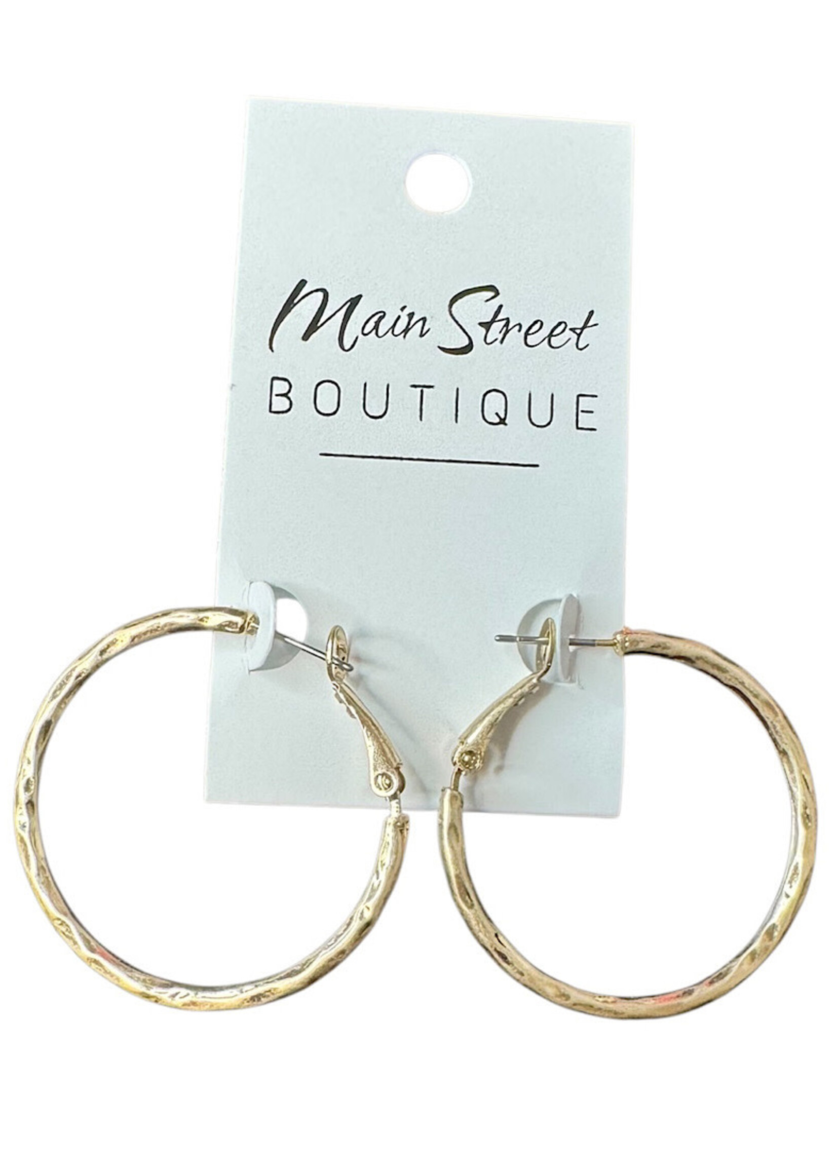 Hammered Hoops