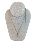 Lighting Bolt Necklace Gold