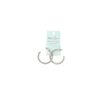 Silver Double Rope Earrings