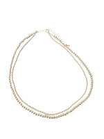 Gold Double Chain Necklace