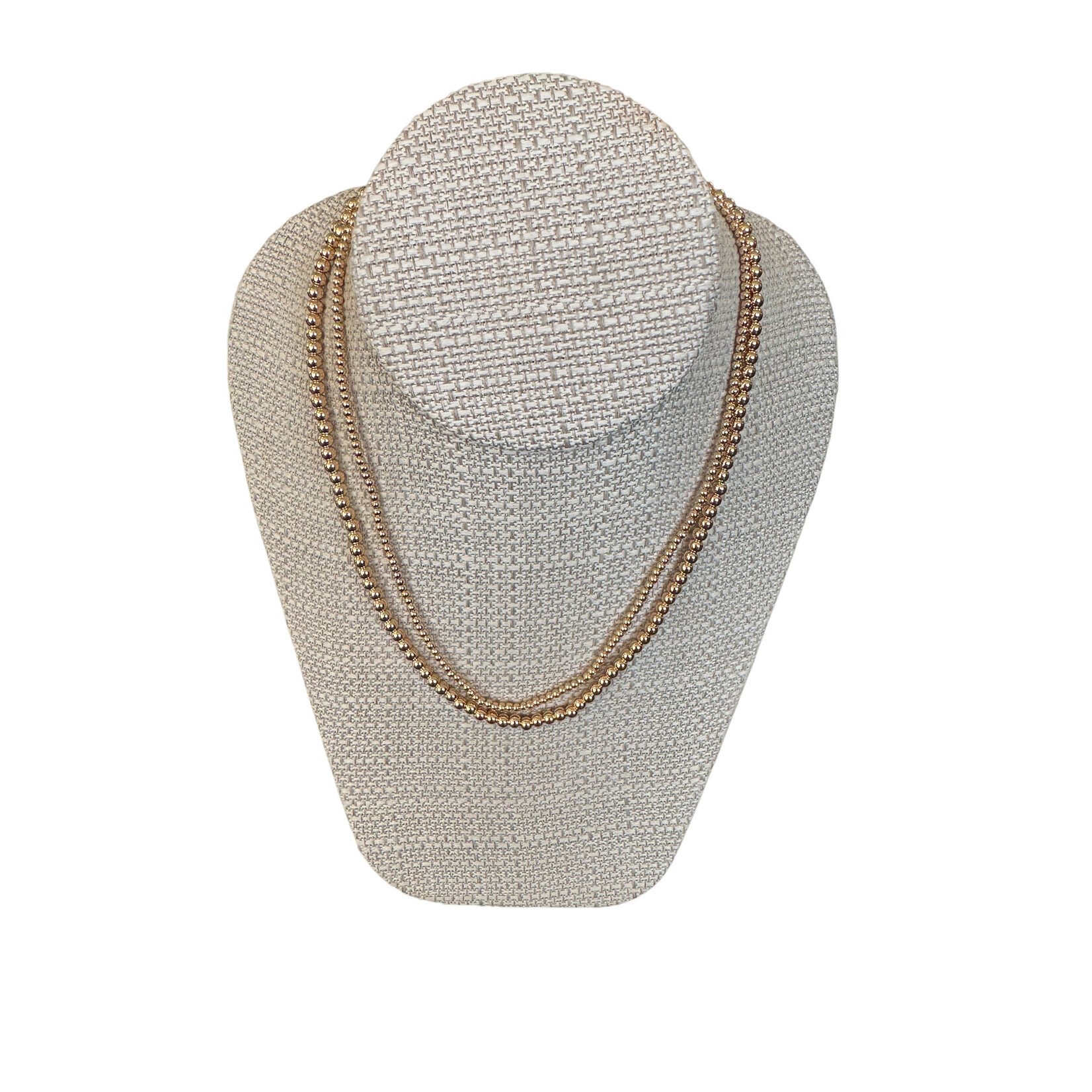 Gold Double Chain Necklace