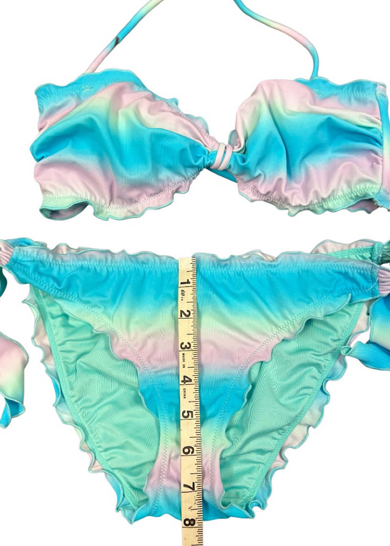 Victoria's Secret Tie Dye Two Piece Bikini Size M & L -RF