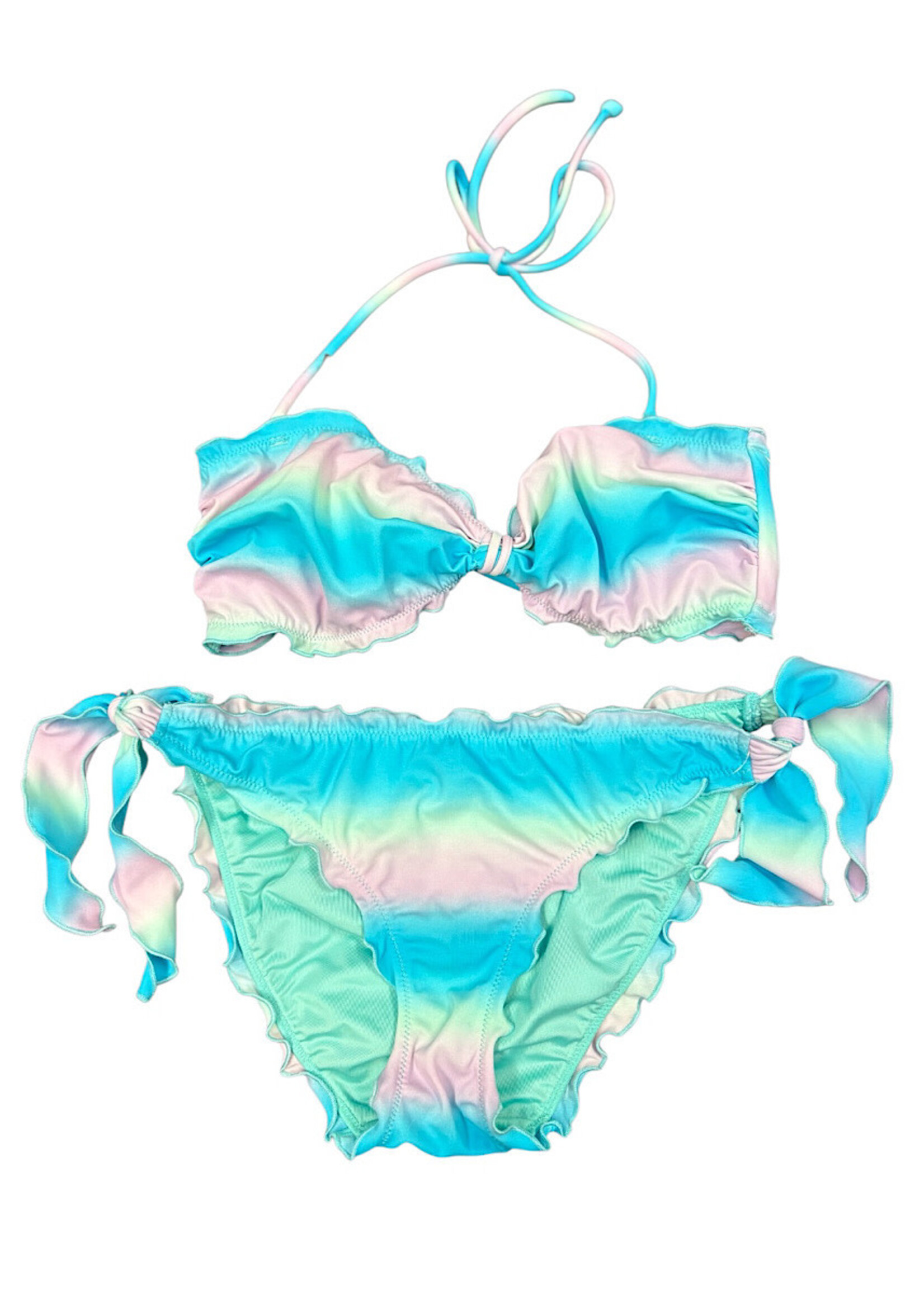Victoria's Secret Tie Dye Two Piece Bikini Size M & L -RF
