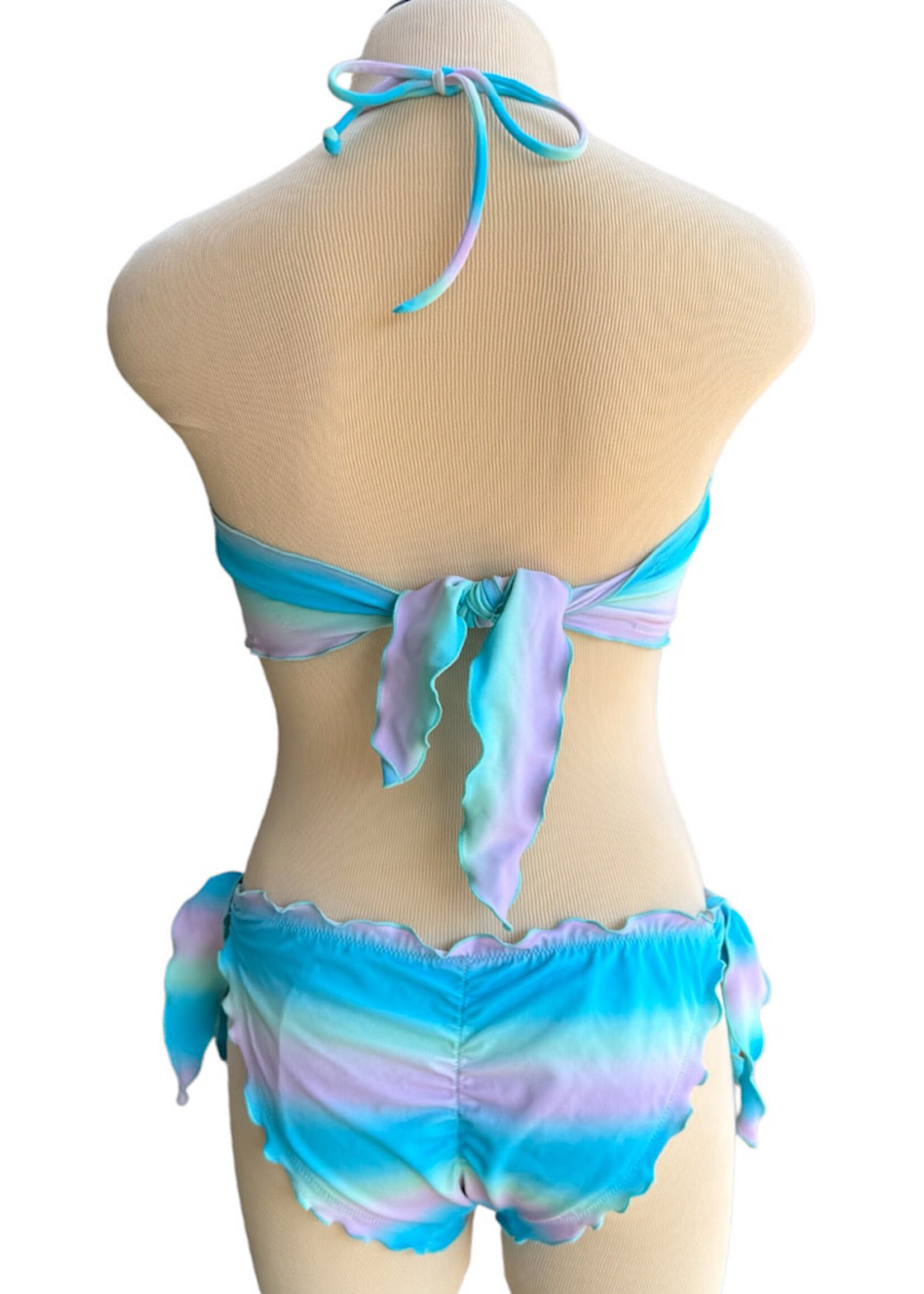 Victoria's Secret Tie Dye Two Piece Bikini Size M & L -RF