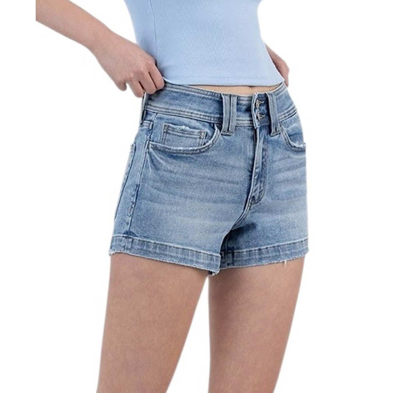 LV1637 H/R 2 Button Waistband Shorts