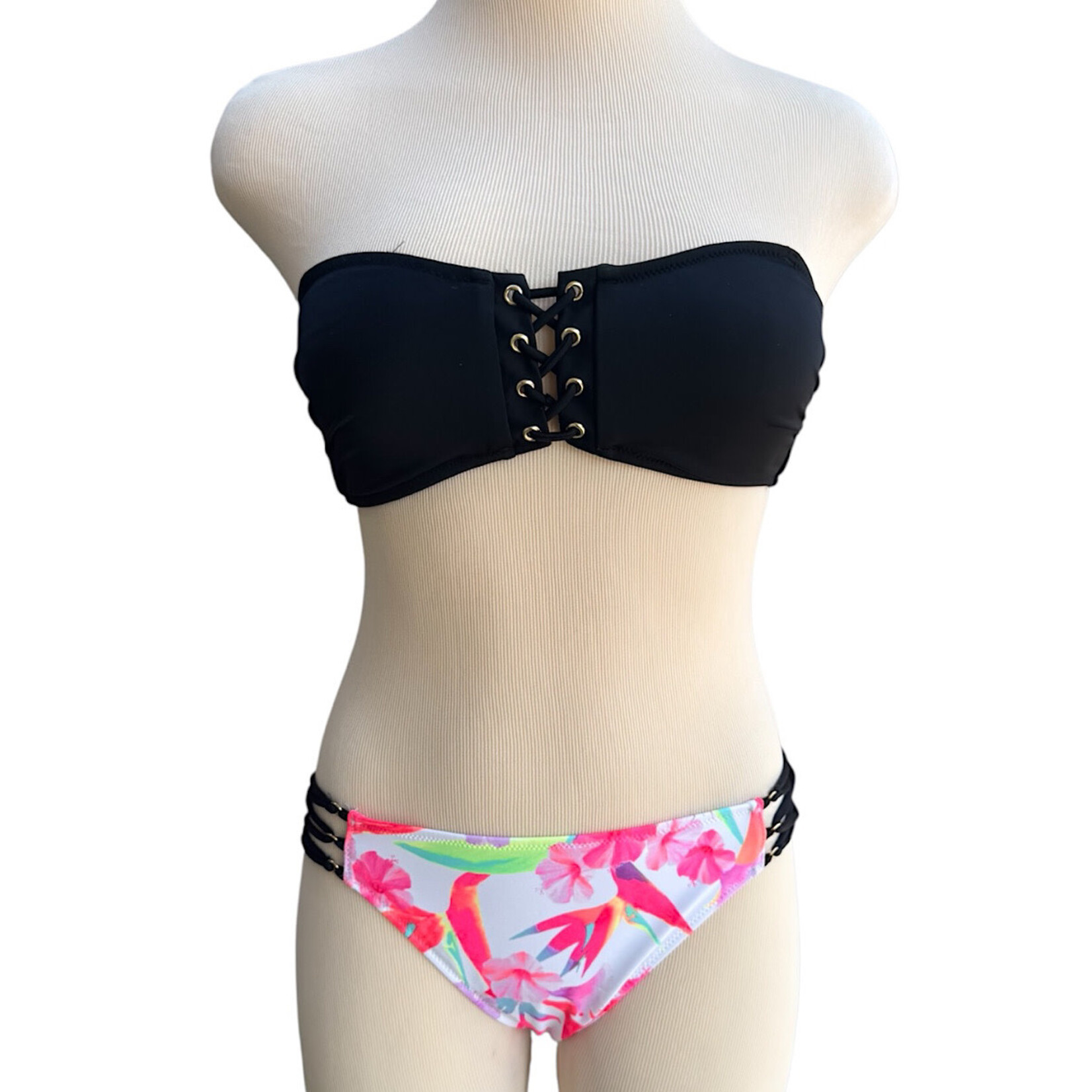 Victoria's Secret Two-Piece Strapless Bikini Set Size M -RF
