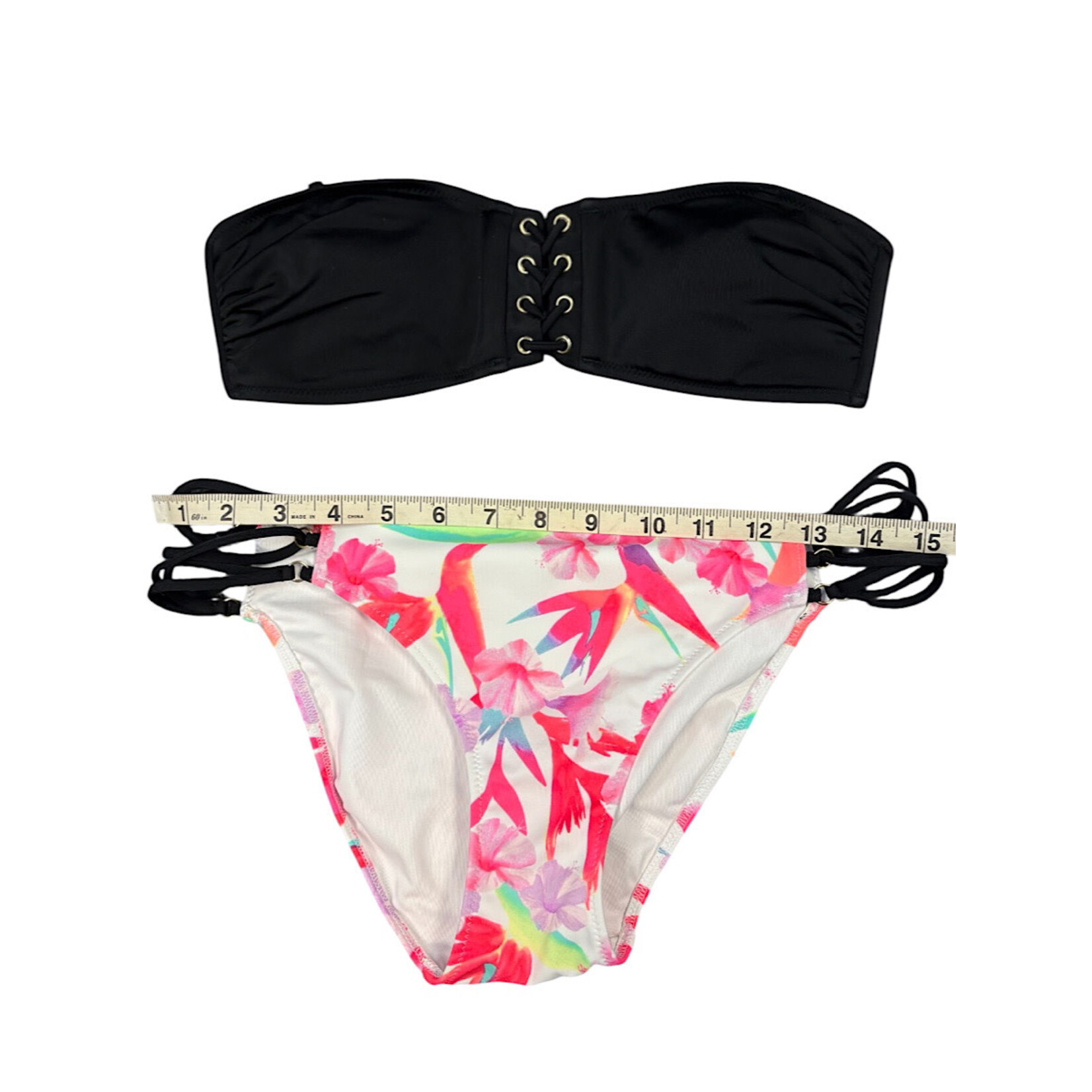 Victoria's Secret Two-Piece Strapless Bikini Set Size M -RF