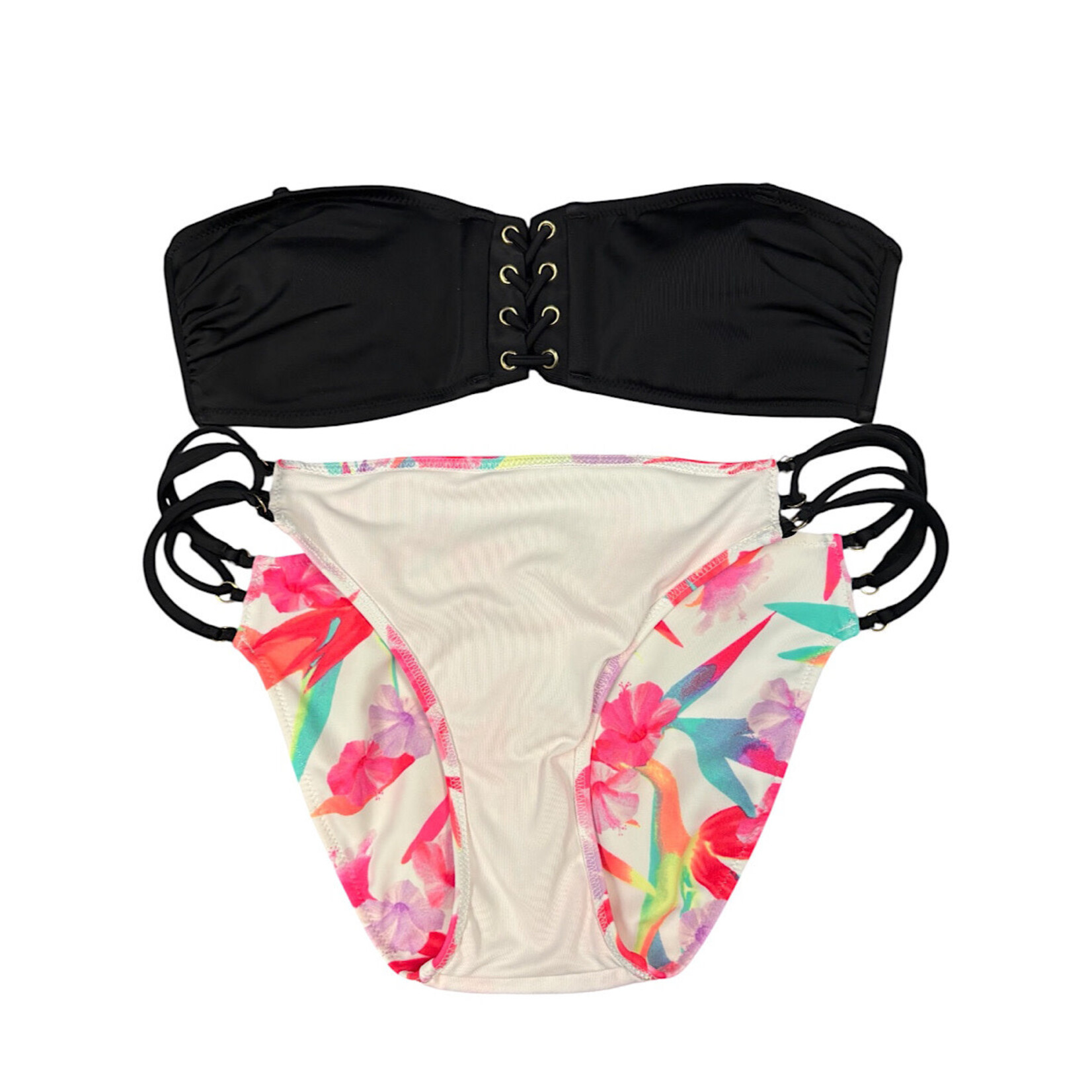 Victoria's Secret Two-Piece Strapless Bikini Set Size M -RF