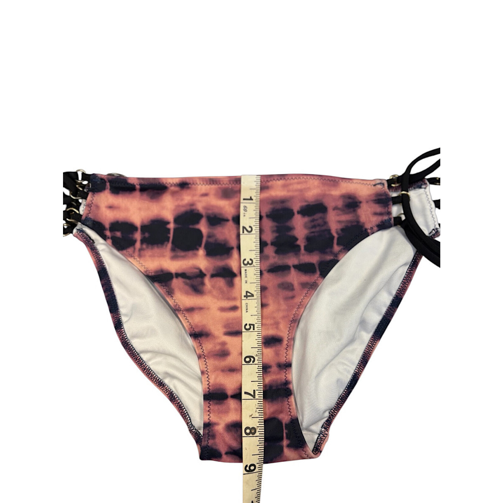 Victoria's Secret Multi Tortoise Shell Print Two Piece Bikini Size M-RF