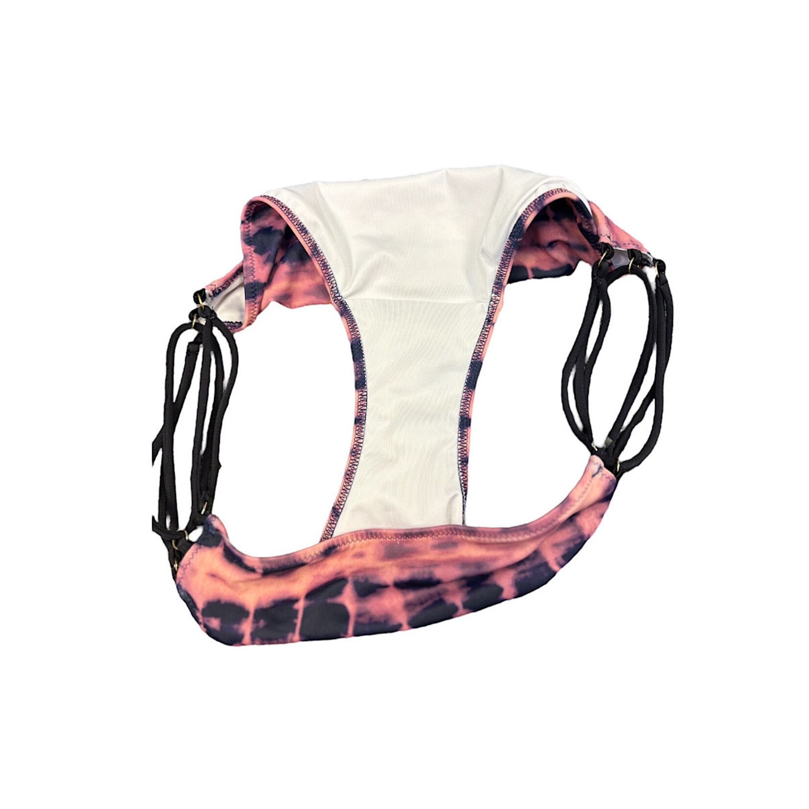 Victoria's Secret Multi Tortoise Shell Print Two Piece Bikini Size M-RF