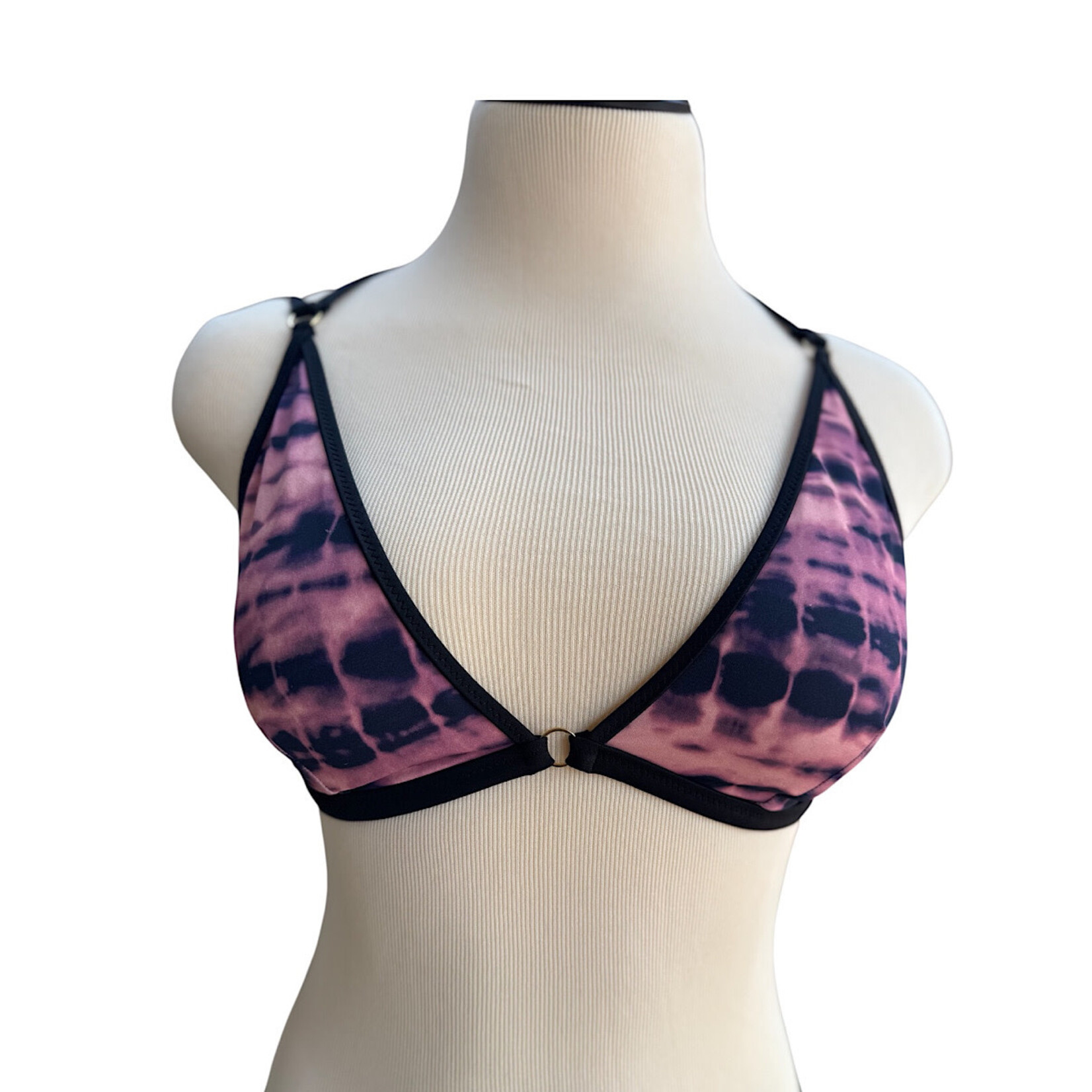 Victoria's Secret Multi Tortoise Shell Print Two Piece Bikini Size M-RF