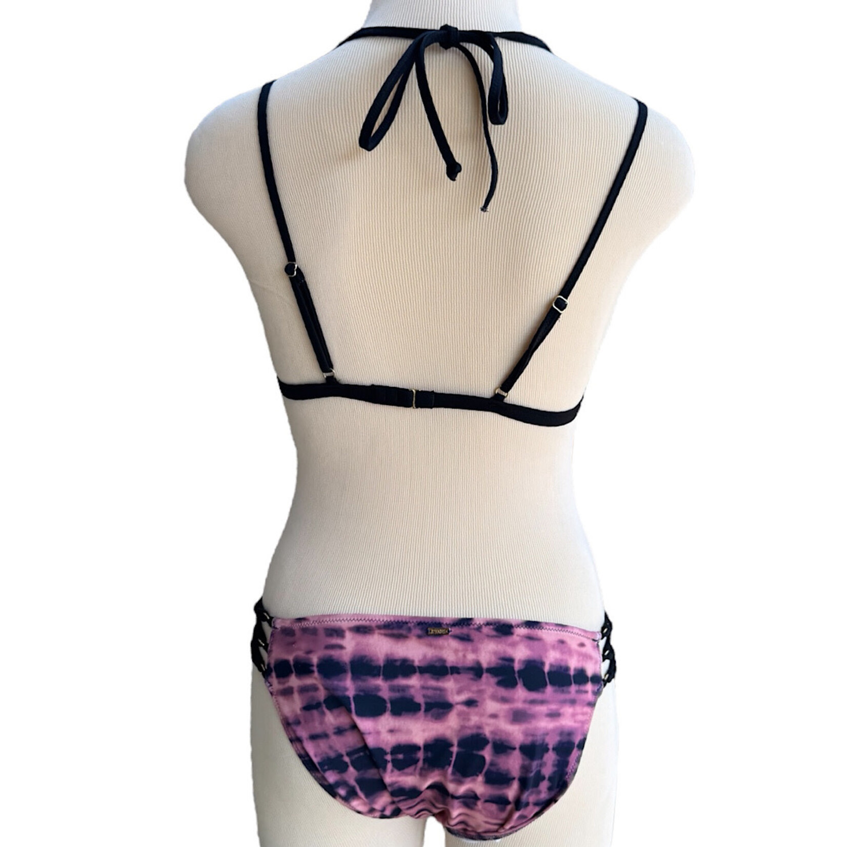 Victoria's Secret Multi Tortoise Shell Print Two Piece Bikini Size M-RF