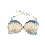 Victoria's Secret Tie Dye Bedazzled Bikini Top Size 34D -RF