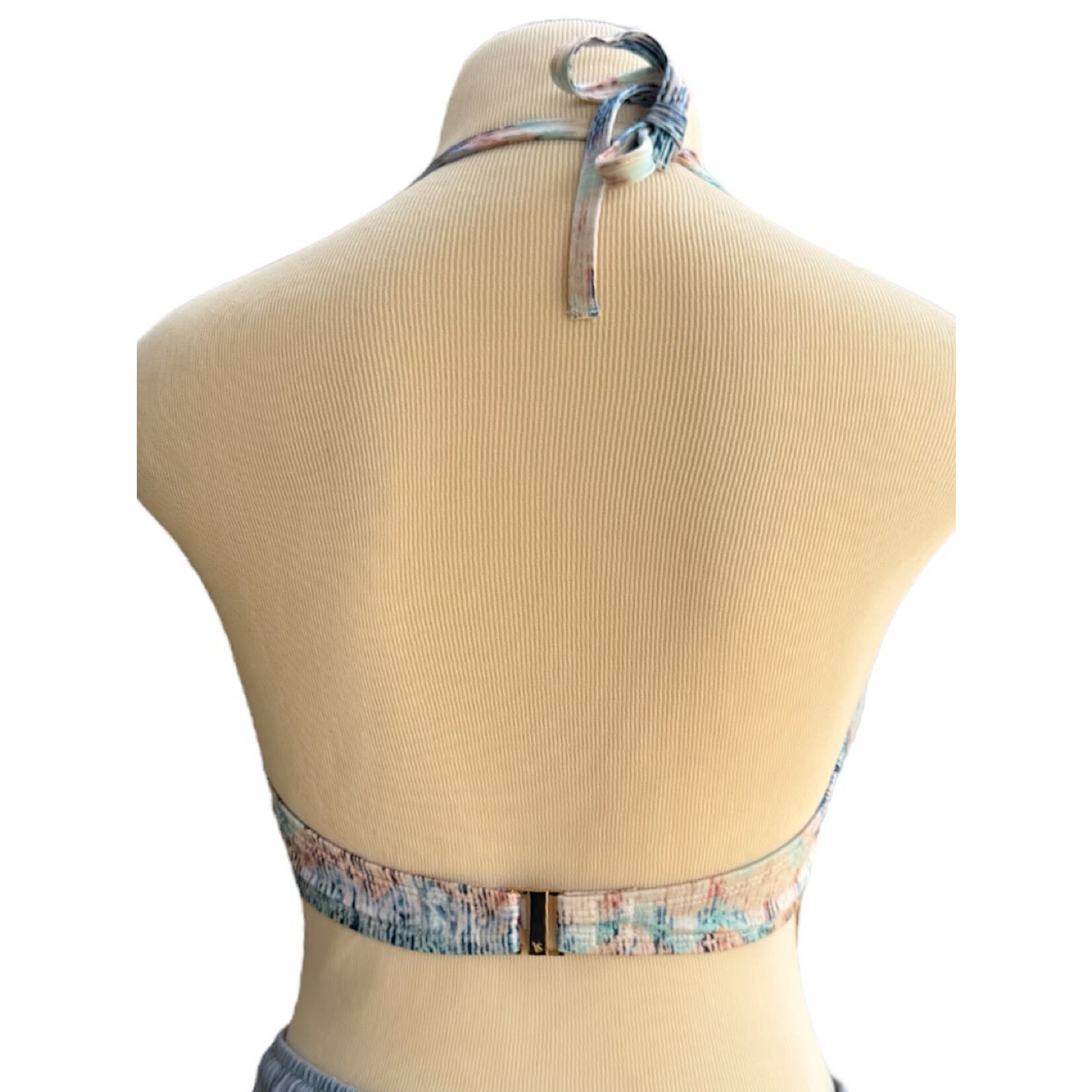 Victoria's Secret Tie Dye Bedazzled Bikini Top Size 34D -RF