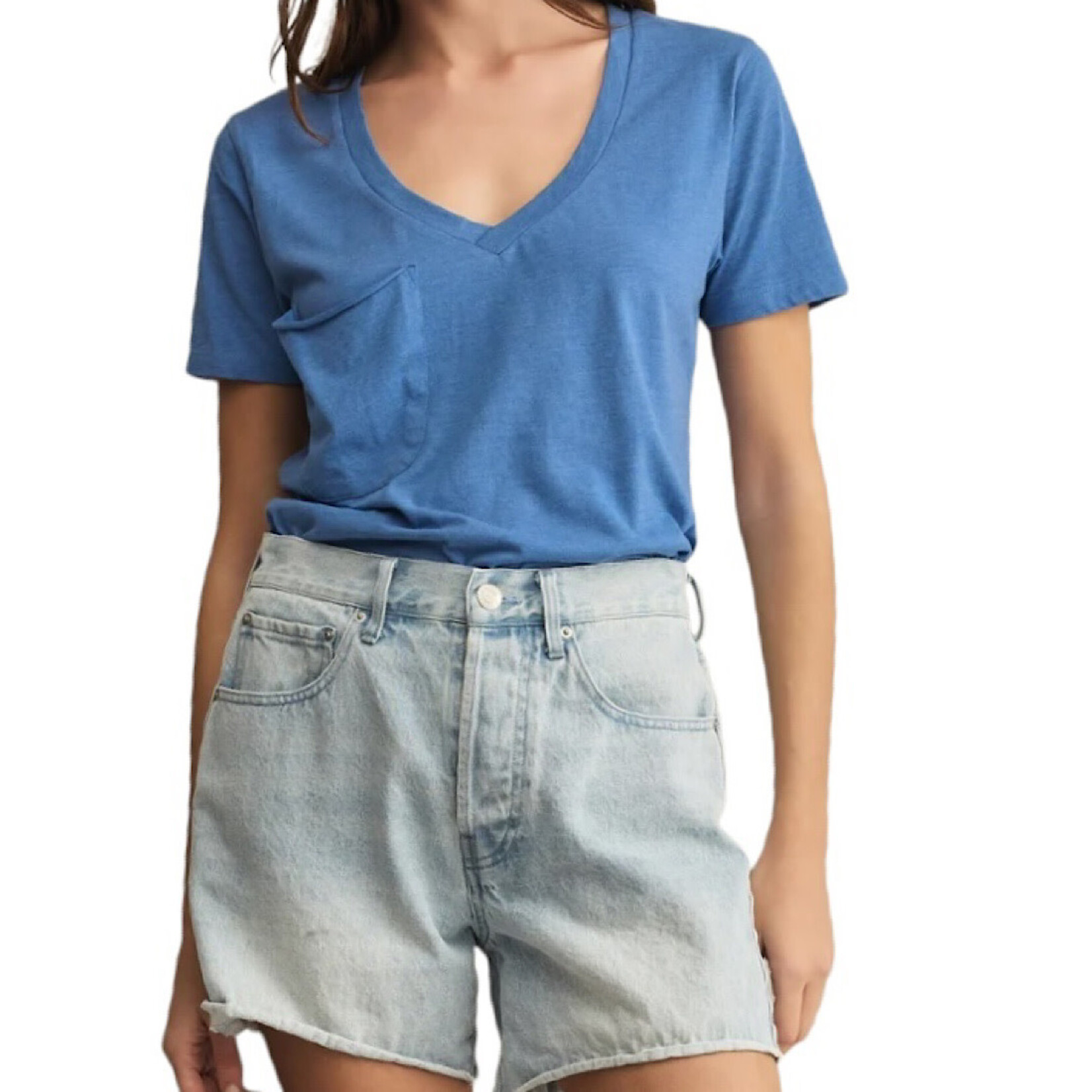 Z Supply Z Supply Pocket Tee Riviera Blue