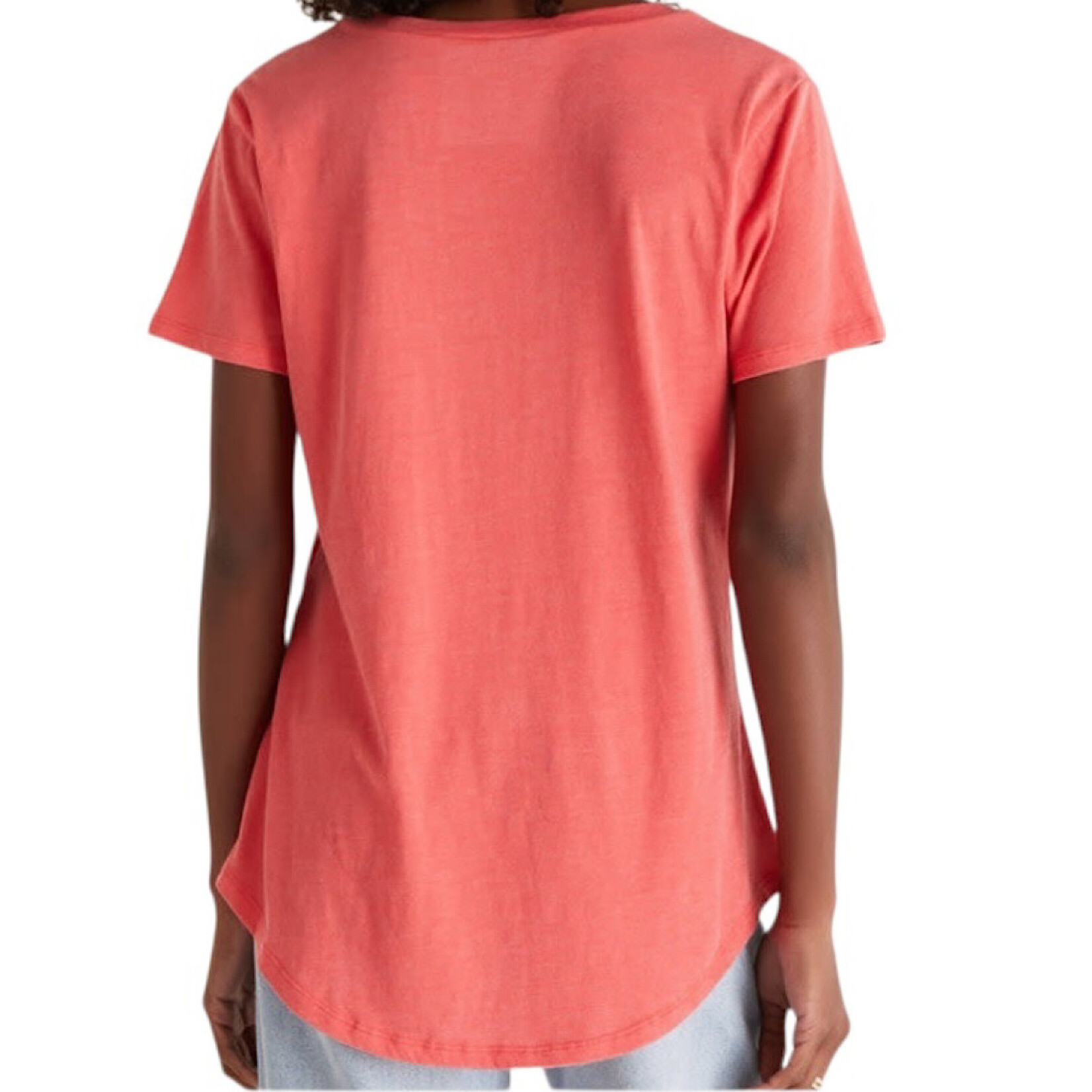 Z Supply Z Supply Pocket Tee Mineral Red/Coral