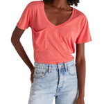 Z Supply Z Supply Pocket Tee Mineral Red/Coral