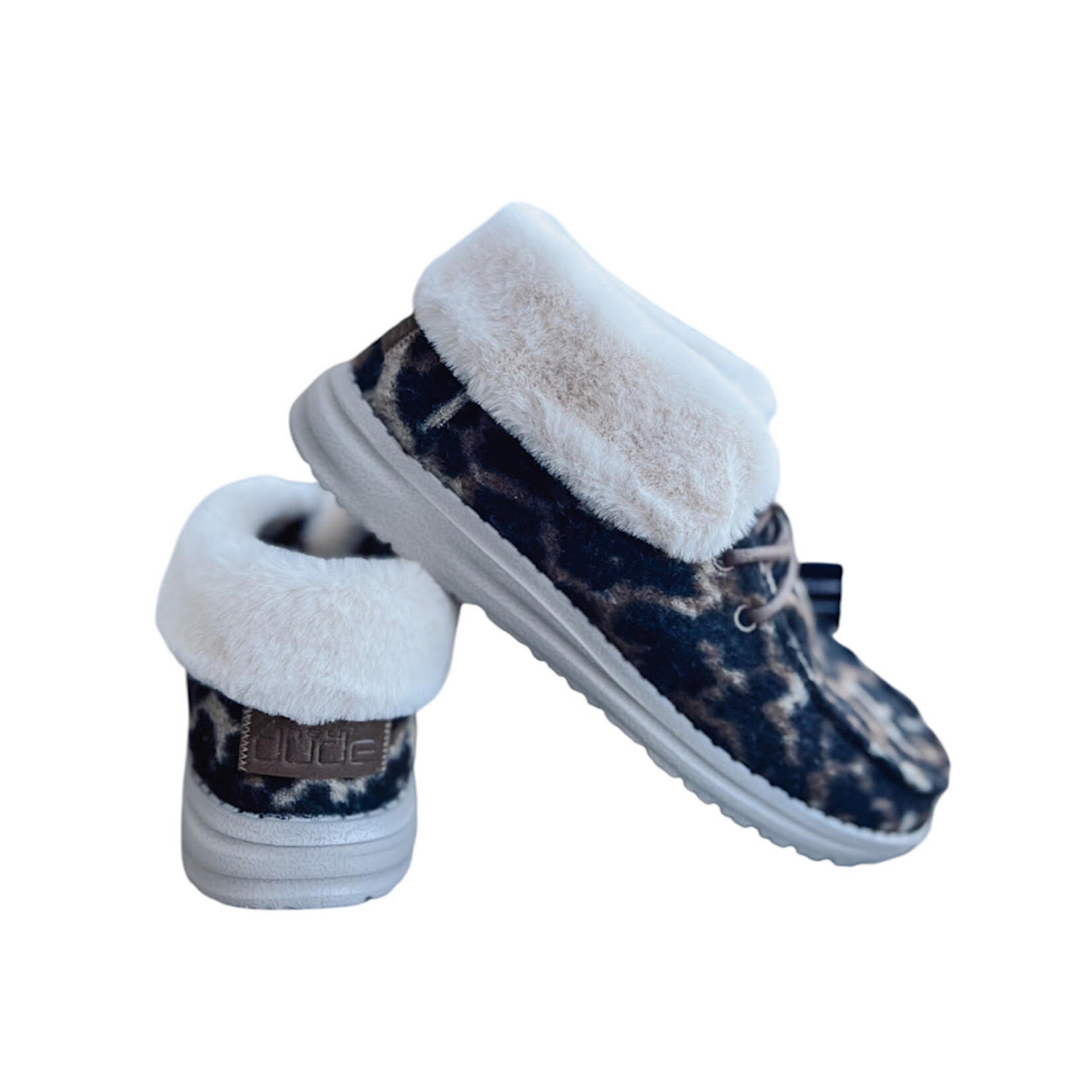 Hey Dude Hey Dude Britt Abstract Tan Leopard Womens