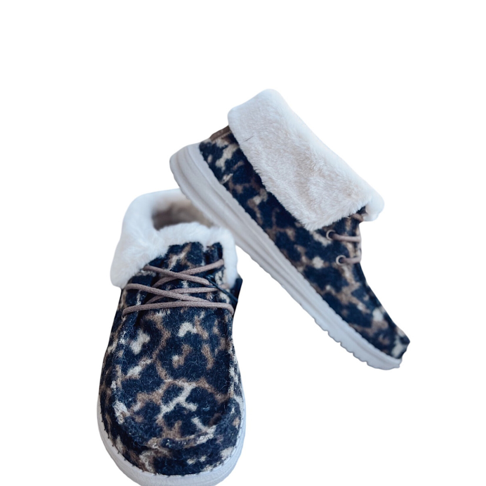 Hey Dude Hey Dude Britt Abstract Tan Leopard Womens