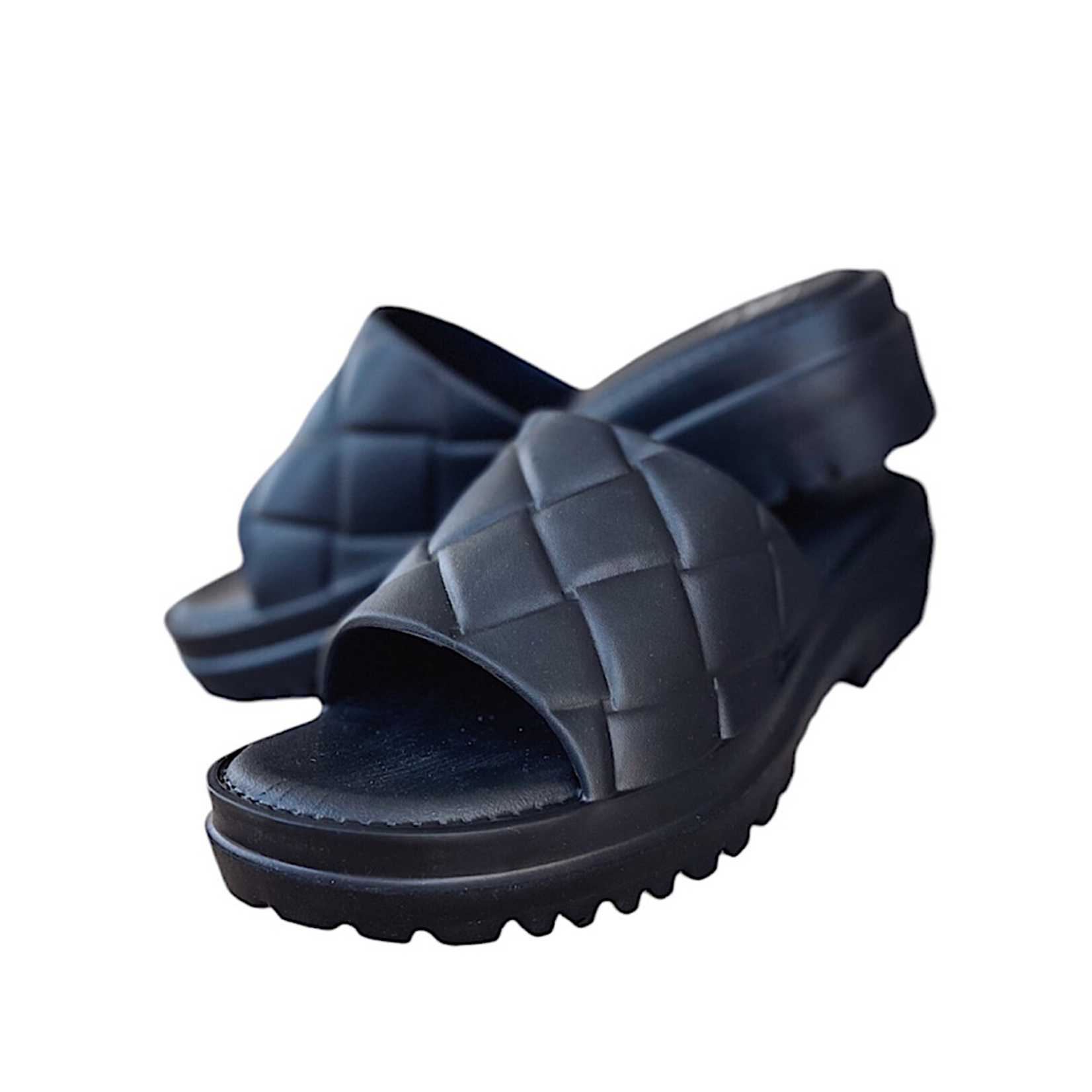 Dirty Laundry Black Lightning Eva Sandal